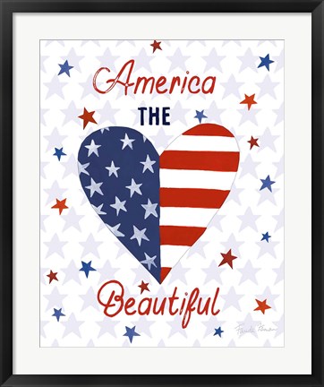 Framed America The Beautiful II Print