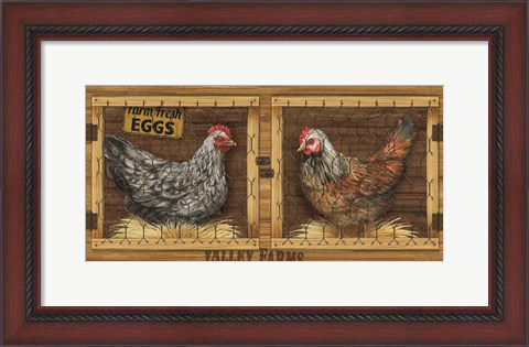 Framed Chicken House Print