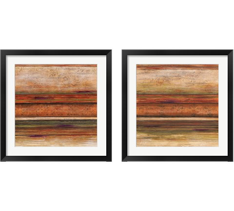 Grande Spectrum 2 Piece Framed Art Print Set by Michael Brey