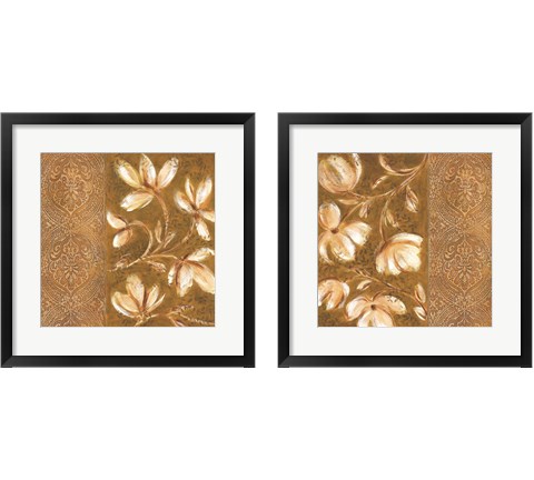 Bukara Paisley 2 Piece Framed Art Print Set by Michael Brey