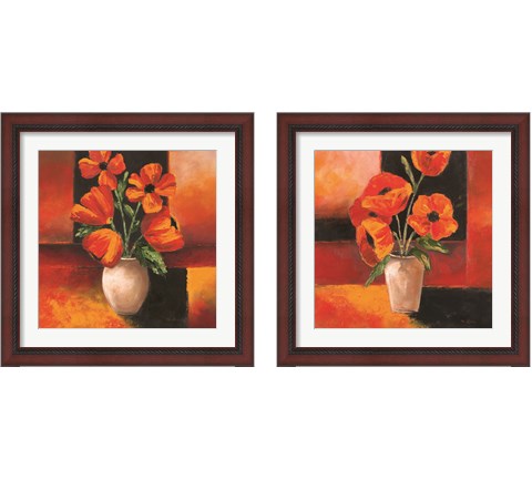 Pizazz Variations 2 Piece Framed Art Print Set by Michael Brey