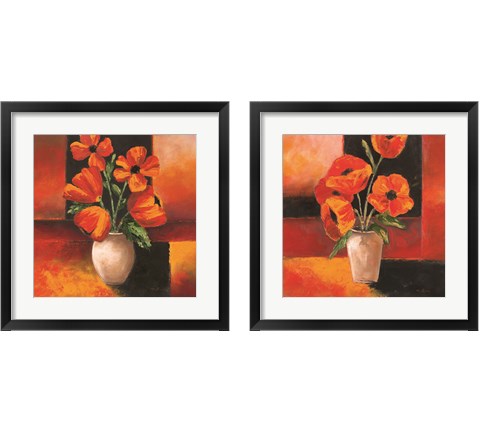 Pizazz Variations 2 Piece Framed Art Print Set by Michael Brey