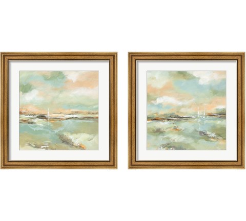 Waterline 2 Piece Framed Art Print Set by Michael Brey