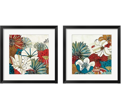 Contemporary Garden 2 Piece Framed Art Print Set by Michael Mullan