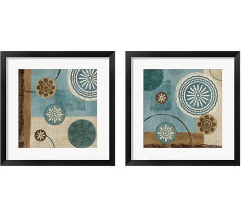 New Generation Blue 2 Piece Framed Art Print Set by Veronique Charron