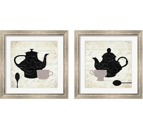 Cream and Sugar 2 Piece Framed Art Print Set by Pela