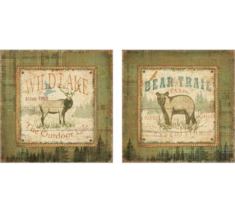 Outdoor Life 2 Piece Art Print Set by Pela