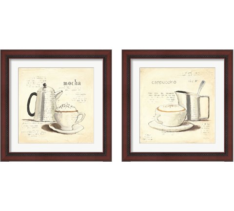 Parisian Coffee 2 Piece Framed Art Print Set by Emily Adams