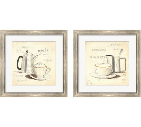 Parisian Coffee 2 Piece Framed Art Print Set by Emily Adams