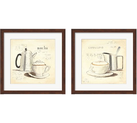 Parisian Coffee 2 Piece Framed Art Print Set by Emily Adams