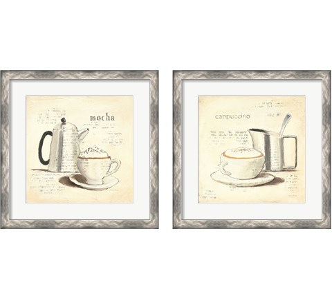 Parisian Coffee 2 Piece Framed Art Print Set by Emily Adams