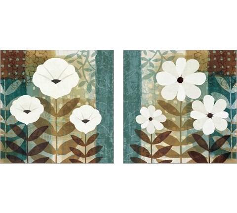 Floral Dream 2 Piece Art Print Set by Michael Mullan