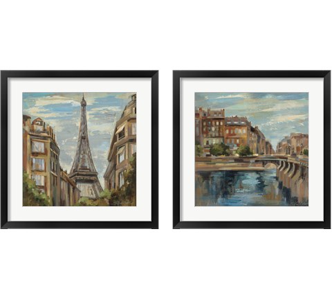 A Moment in Paris 2 Piece Framed Art Print Set by Silvia Vassileva