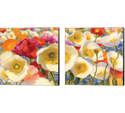 Sunny Abundance 2 Piece Canvas Print Set by Shirley Novak