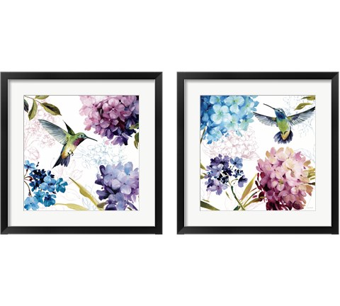 Spring Nectar Square 2 Piece Framed Art Print Set by Lisa Audit