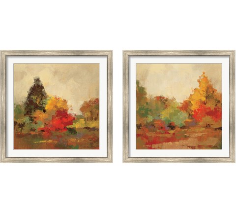 Fall Forest 2 Piece Framed Art Print Set by Silvia Vassileva