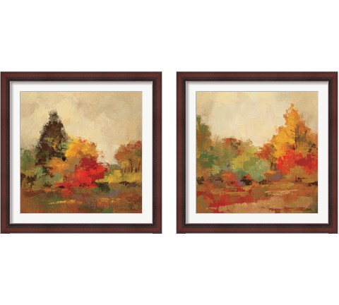 Fall Forest 2 Piece Framed Art Print Set by Silvia Vassileva