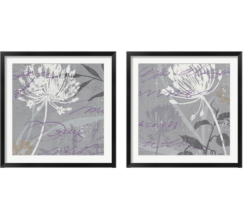 Greenology Gray 2 Piece Framed Art Print Set by Lisa Audit