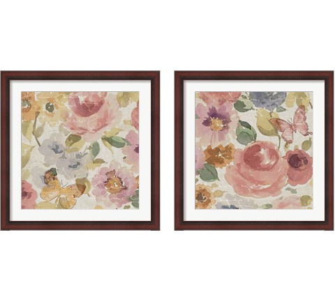 Romantic Poem 2 Piece Framed Art Print Set by Pela