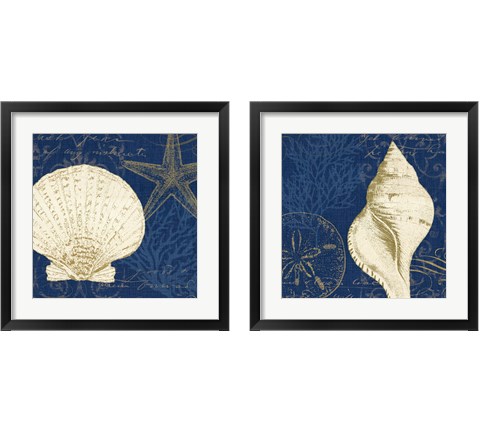 Coastal Moonlight 2 Piece Framed Art Print Set by Pela Studio