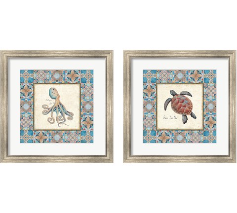 Oceanography Framed 2 Piece Framed Art Print Set by Daphne Brissonnet