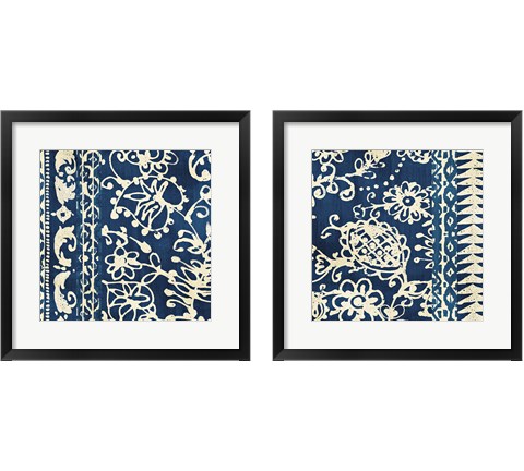 Bali Tapestry2 Piece Framed Art Print Set by Wild Apple Portfolio