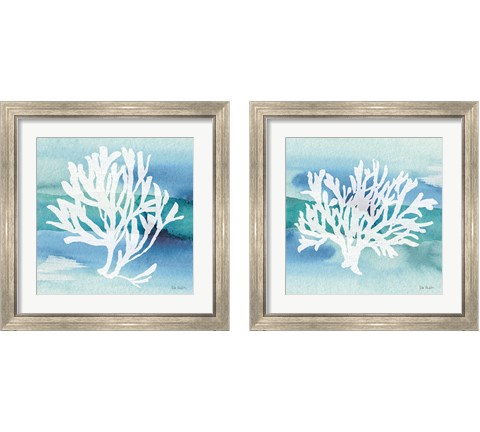 Sea Life Coral 2 Piece Framed Art Print Set by Lisa Audit