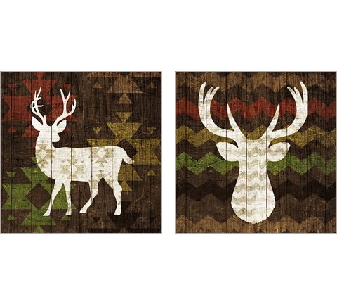 Southwest Lodge 2 Piece Art Print Set by Michael Mullan