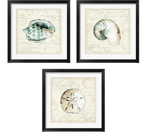 Ocean Prints 3 Piece Framed Art Print Set by Pela Studio