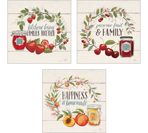 Sweet Life 3 Piece Art Print Set by Janelle Penner