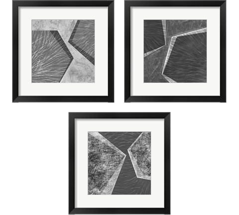 Orchestrated Geometry 3 Piece Framed Art Print Set by Sharon Chandler