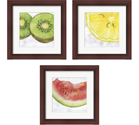 Fruit 3 Piece Framed Art Print Set by Eva Watts