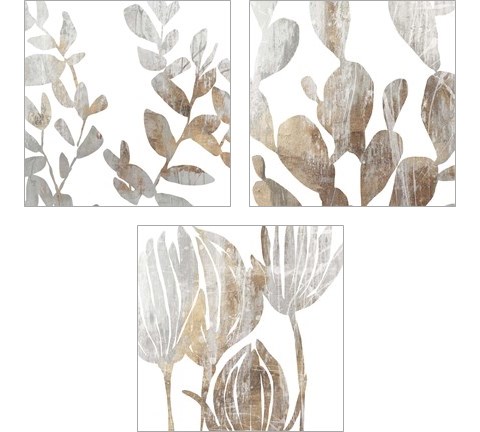 Marble Foliage 3 Piece Art Print Set by Posters International Studio