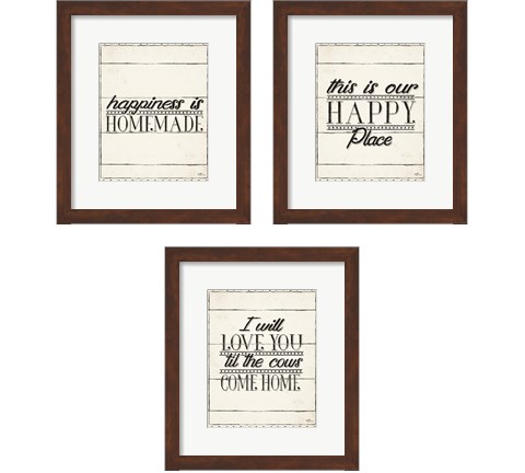 Country Thoughts 3 Piece Framed Art Print Set by Janelle Penner