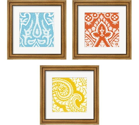 Boho Bright 3 Piece Framed Art Print Set by Wild Apple Portfolio