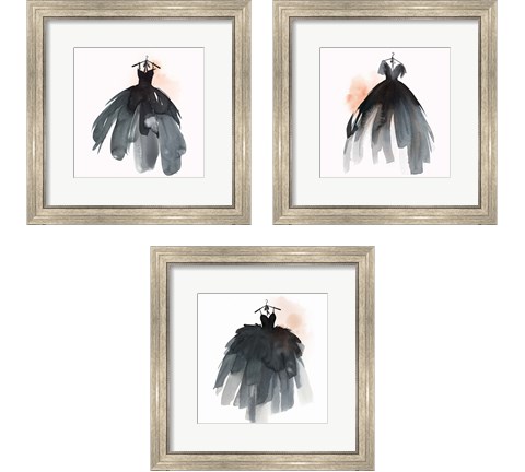 Little Black Dress 3 Piece Framed Art Print Set by Isabelle Z