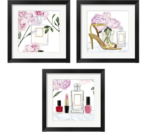 Get Glam 3 Piece Framed Art Print Set by Victoria Borges