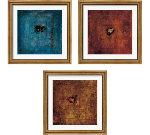 Voltage  3 Piece Framed Art Print Set by Peter Kuttner