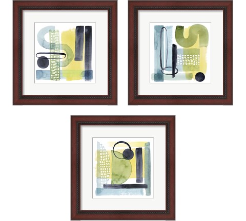 Refractions  3 Piece Framed Art Print Set by Grace Popp