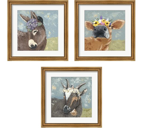 Farm Fun 3 Piece Framed Art Print Set by Jade Reynolds