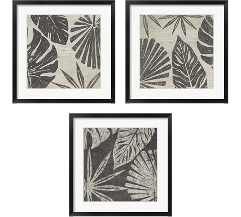 Tribal Palms 3 Piece Framed Art Print Set by June Erica Vess
