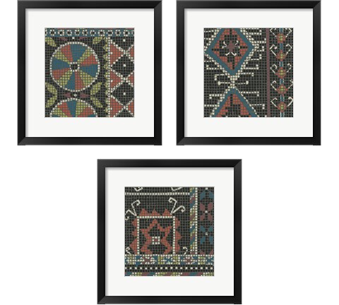 Woven Journey 3 Piece Framed Art Print Set by Chariklia Zarris