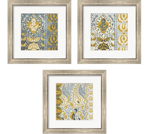 Exotic Journey  3 Piece Framed Art Print Set by Chariklia Zarris