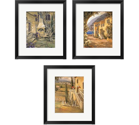 Scenic Italy  3 Piece Framed Art Print Set by Allayn Stevens