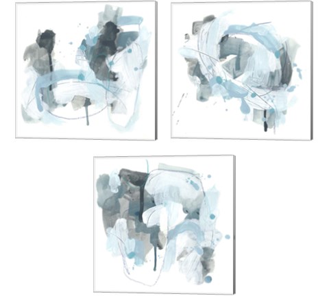 Liquid Notation 3 Piece Canvas Print Set by June Erica Vess