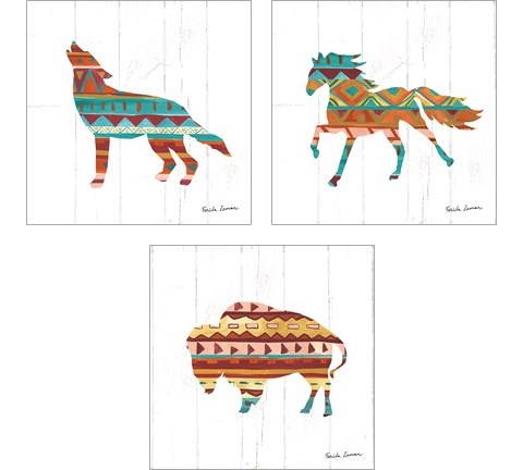 Southwestern Vibes 3 Piece Art Print Set by Farida Zaman