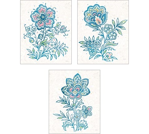 Kala Flower 3 Piece Art Print Set by Sue Schlabach