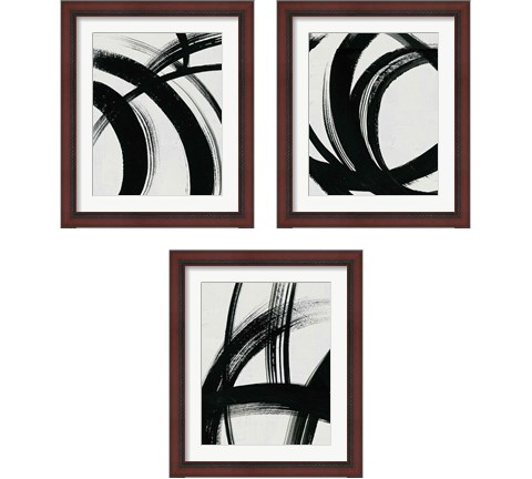 Spontaneous  3 Piece Framed Art Print Set by Farida Zaman