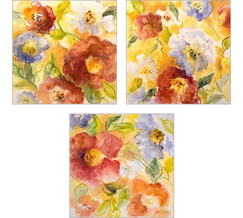 Summer in Provence 3 Piece Art Print Set by Lanie Loreth