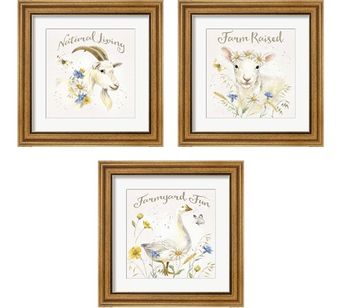 Nostalgic Farm 3 Piece Framed Art Print Set by Jane Maday